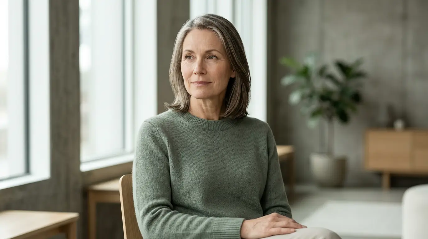 Editorial portrait of a woman around 50