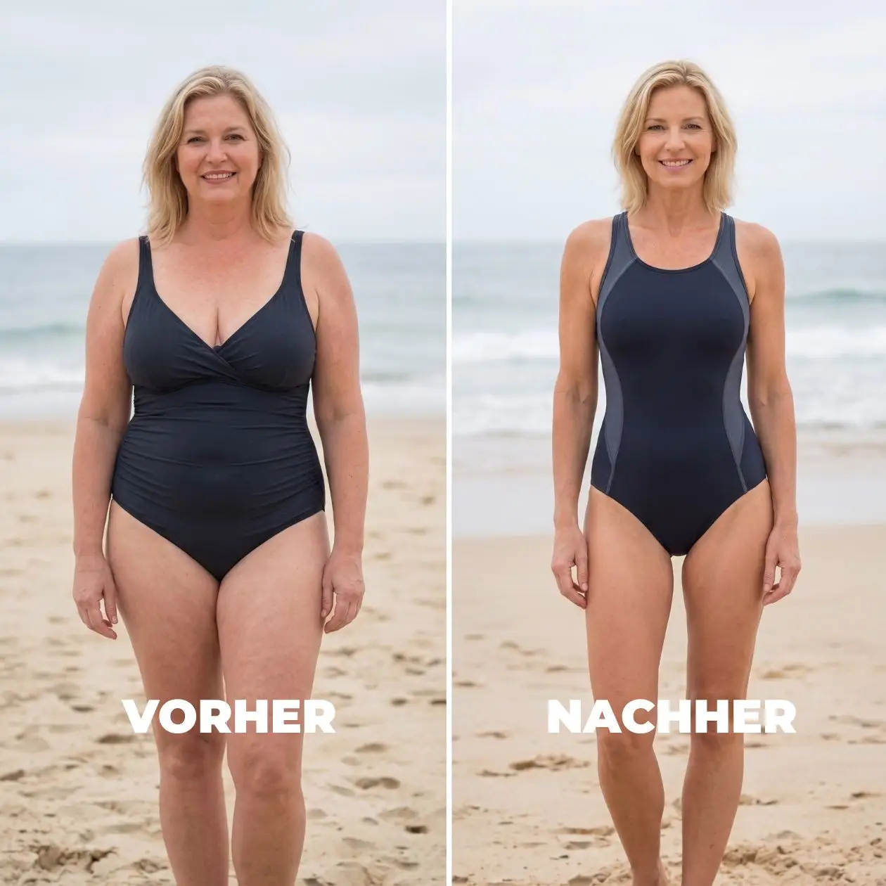 Nachher — Resultat nach 60 Tagen